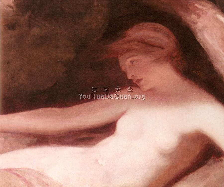 Reclining Female Nude - 乔治·罗姆尼
